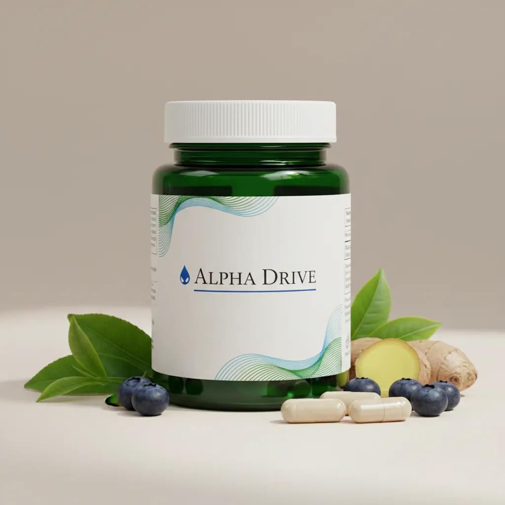 Alpha Drive ravintolisäpurkki - sinkki, magnesium, B6 ja E-vitamiini miehille